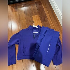 Athleta Vibrant Purple Activewear Set